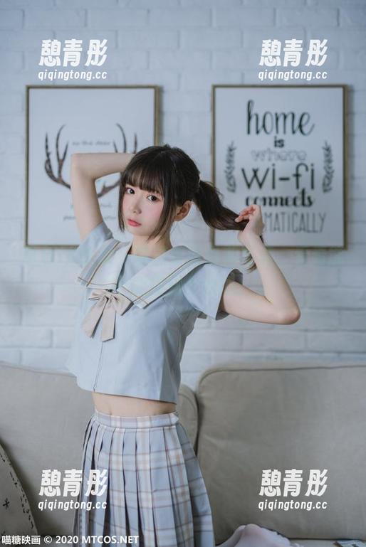 黑色JK少女，喵糖映画最新写真，看看能不能撩到你的心。