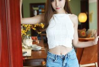 MyGirl美媛馆 - 被唐琪儿的蒙面蕾丝吸引了，下载工作的重任在肩，别掉链子！