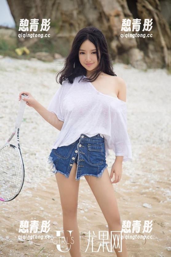 尤果网 - Mikka涵涵的婚纱写真，突然觉得适合在阳台上晒太阳？